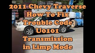 How to fix U0101 Trouble Code: 2011 Chevy Traverse (wire repair)