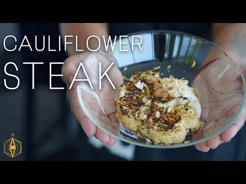 How to Make Cauliflower Steak (with a Creamy Vegan Lemon Tahini Sauce)