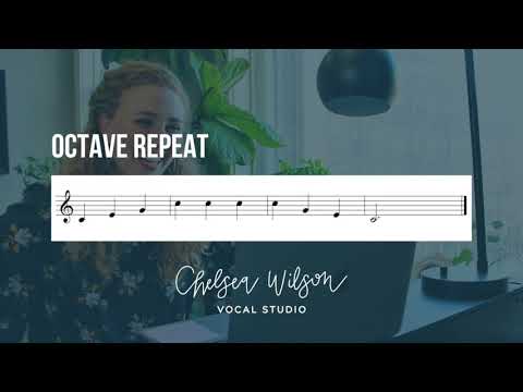 Octave Repeat | Vocal Warm Up in Female Key