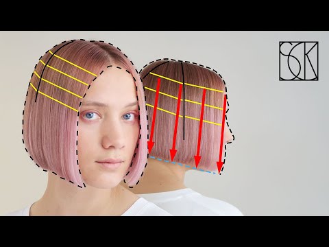BOB HAIRCUT IN 10 MINUTES (STANDING POSITION) tutorial by SCK