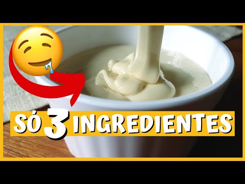 Leite Condensado CASEIRO - Apenas 3 Ingredientes (SAUDÁVEL e DELICIOSO)