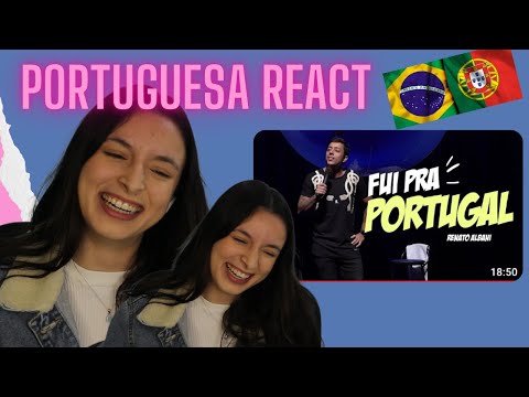 PORTUGUESA REAGINDO AO STAND UP DE @renatoalbani SOBRE PORTUGAL!