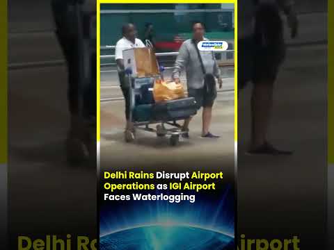 Delhi Rain: IGI Airport Waterlogging Disrupts Flights
