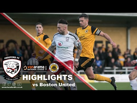 HIGHLIGHTS | Boston United 2-0 Hereford FC
