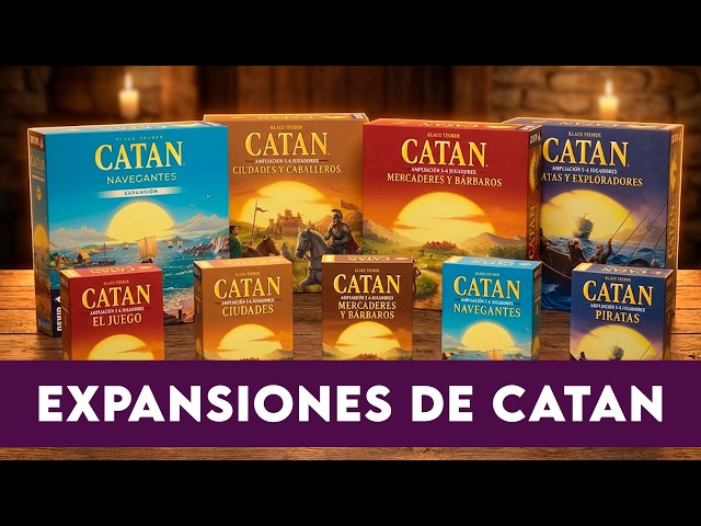 Vídeo relacionado con Kosmos 683405 Catan Tesoros Dragones y Exploradores, escenarios para expansiones, con la expansión de Marineros o una combinación de Las Extensiones de Marineros y Ciudades y Caballeros jugables