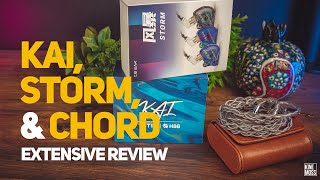 TRI x HBB KAI, KB EAR STORM and KB EAR Chord cable! Unboxing and extensive review.