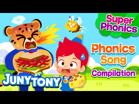 ⭐NEW⭐ Super Phonics | Compilation | Learn Words | ABC Phonics Song for Kids | JunyTony