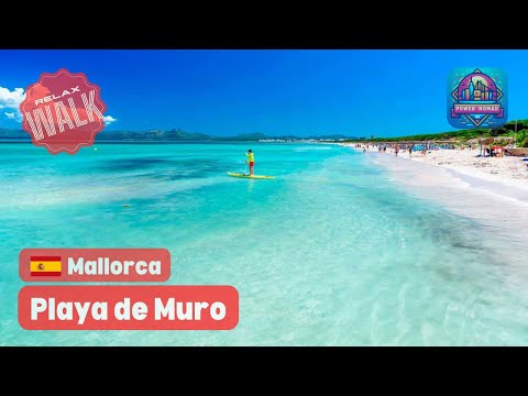 Mallorca 🇪🇸 | PLAYA DE MURO - Really the best beach 🏖️🤔 or overrated? | April 2025 | 4K