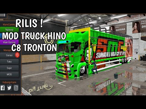 Rilis All New Hino C8 TRONTON MOD BUSSID