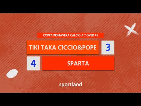 HIGHLIGHTS • Coppa Primavera Calcio a 7 Over 45 - Tiki Taka Ciccio&Pope vs Sparta