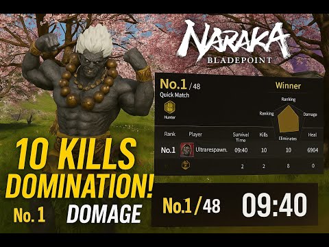 10 Kills Rampage! Ultrarespawn Goes Beast Mode | Naraka: Bladepoint
