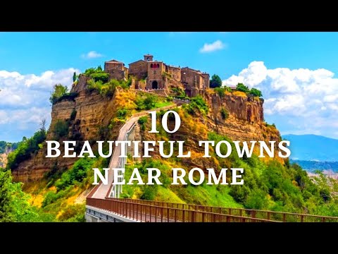 10 Beautiful Towns & Villages to Visit around Rome 🇮🇹 | Must See Italian Towns !