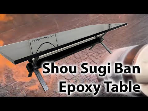 CRAZY FIRE & EPOXY $15,000 TABLE DIY