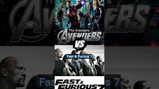 The Avengers vs fast & Furious 7 | Comparison video #shorts #comparison