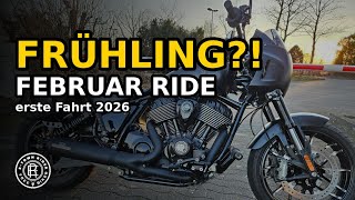 Frühlingsgefühle im Februar? | Erste Fahrt 2026 – Indian Sport Chief