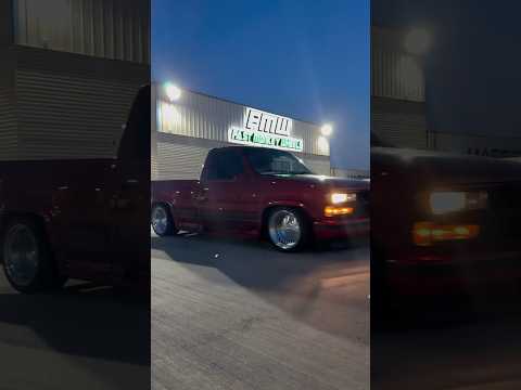 18x11 Billet Specialties Rines Pa La OBS Chevy Stepside #billetspecialties #droppedtrucks #obschevy