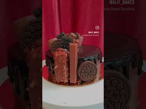 Choco-nova cake ❗Dm for orders 📍#youtubeshorts #bakersgonnabake #shortvideo #alif_bakes