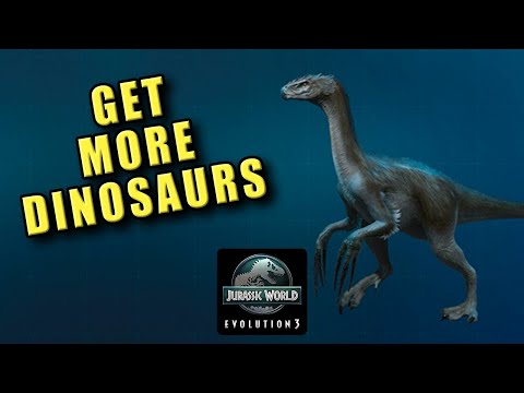 How to Get Dinosaurs in Jurassic World Evolution 3 - How to Get More Dinosaurs JWE 3