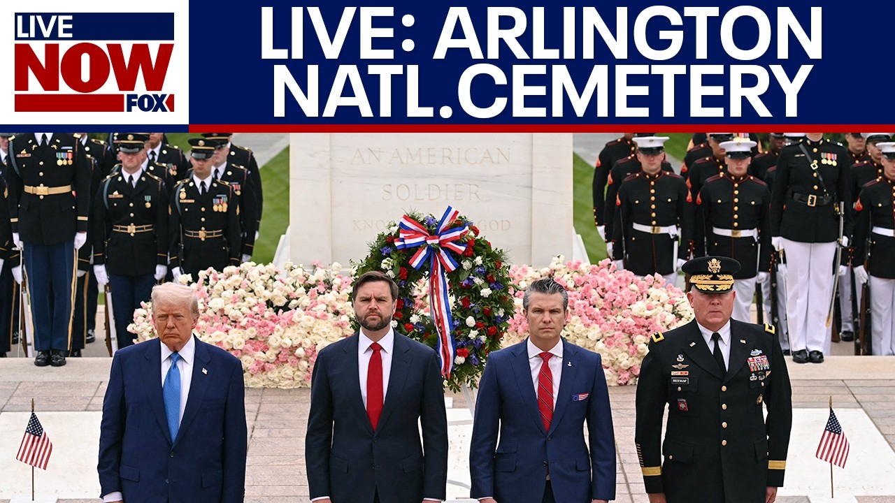 LIVE SOON: Trump speaks at Arlington National Cemetery on Memorial Day