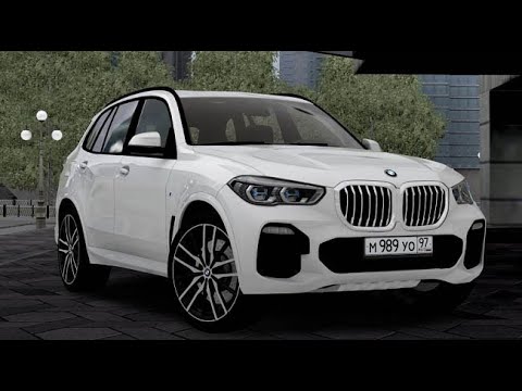 BMW X5 2019 city car driving