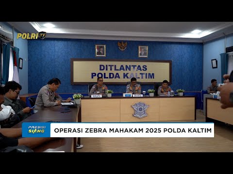 OPERASI ZEBRA MAHAKAM 2025 POLDA KALTIM TUNJUKKAN TREN POSITIF PENINGKATAN KAMSELTIBCARLANTAS