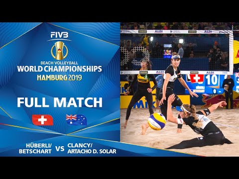 Betschart/Hüberli vs. Clancy/Artacho Del Solar - Bronze | Beach Volleyball World Champs Hamburg 2019