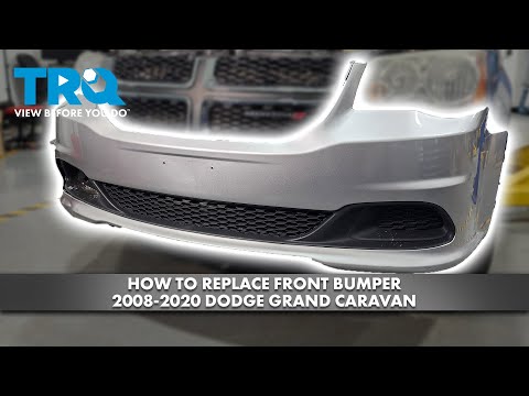 How to Replace Front Bumper Cover 2008-2020 Dodge Grand Caravan