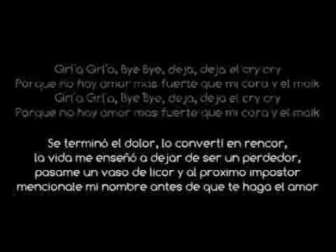 ZONA INFAME KLIBRE   BYE BYE LETRA