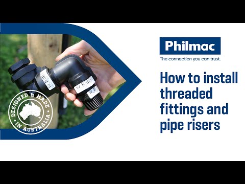 How to Install a Philmac Pipe Raisers