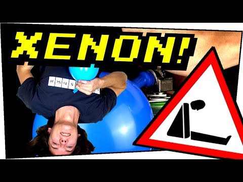 XENON INHALIEREN! Tiefe Stimme wie Schwefelhexafluorid - Gefährliche Experimente #102