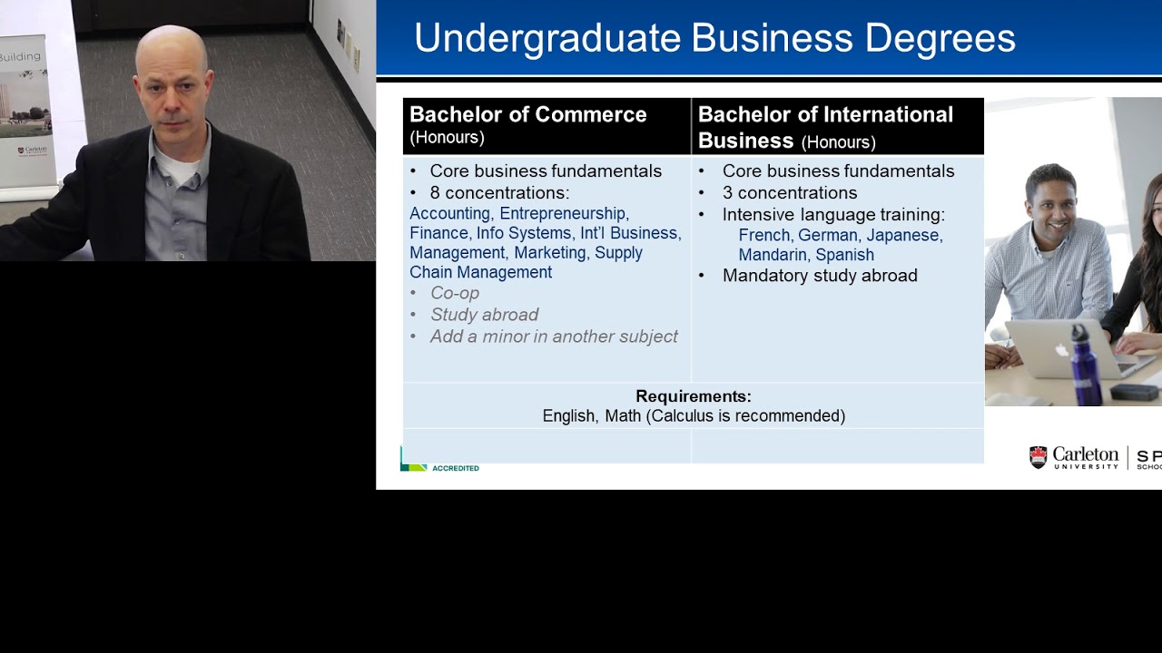 Webinar: Sprott School of Business undergraduate degrees