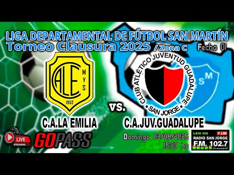 250803 LDFSM Torneo Clausura 2025 | C.A.La Emilia vs C.A.Juventud Guadalupe