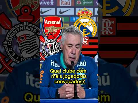 Qual o clube teve mais convocados para a #seleçãobrasileira ?