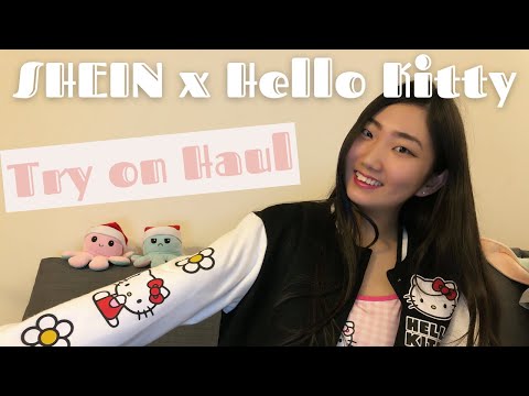 【SHEIN x Hello Kitty Collection】Try on Haul｜SHEINとハローキティーちゃんのコラボ購入品の試着＆レビュー！