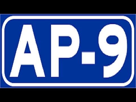 AP-9 Pontevedra , Autopista del Atlántico , Tramo: Caldas de Reís - Padrón / AP-9 Motorway , Spain.