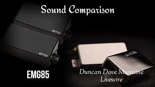 Video thumbnail for EMG85 vs Duncan Dave Mustaine Livewire [Sound Comparison] by Tommy's Guitar Factory
