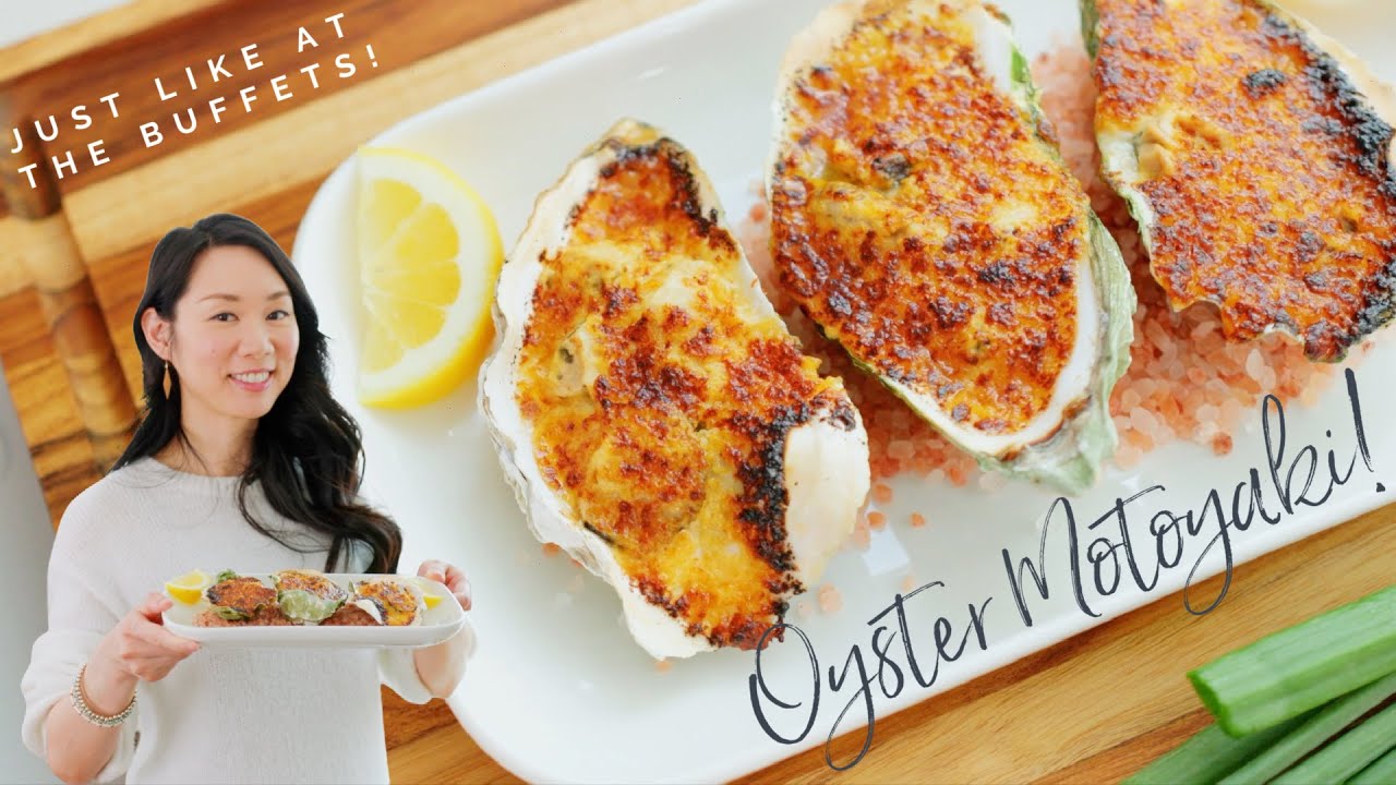 Oyster Motoyaki (Japanese Miso Baked Oysters)
