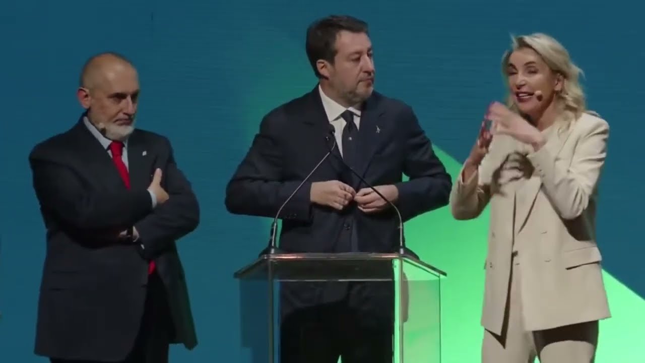 MATTEO SALVINI ALLA PRESENTAZIONE STRATEGIC PLAN 2025-2029 DEL GRUPPO FERROVIE DELLO STATO