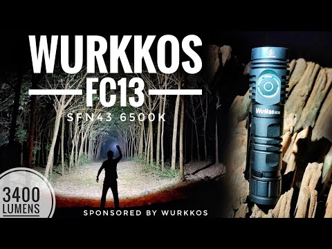 Wurkkos FC13 3400lm RGB AUX Button Light & Comparison with Wurkkos WK15, TS22, and Sofirn SP35T