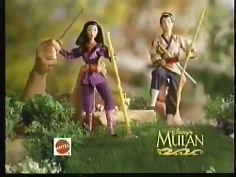 Mattel Disney's Mulan Secret Hero Doll Commercial (1998)