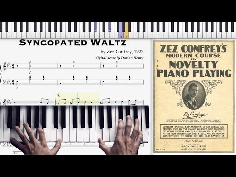 Syncopated Waltz by Zez Confrey (1922, piano solo)