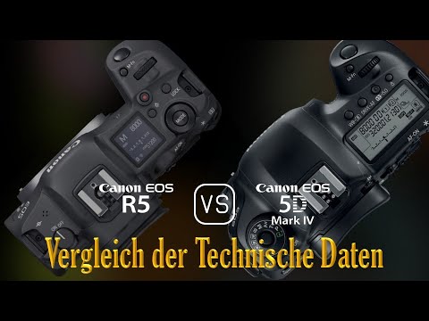 Canon EOS R5 vs. Canon EOS 5D Mark IV: Ein Vergleich der technischen Daten