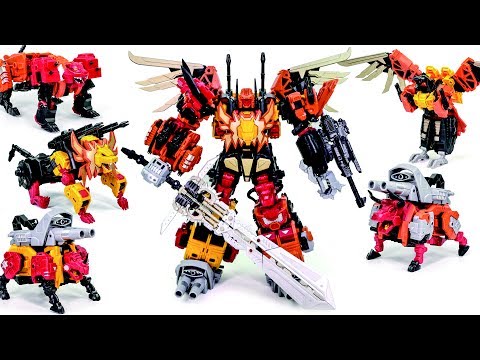 Transformers MMC Mastermind Creations Predaking Feral Rex 5 Beast Combiner Transform Robots Toys