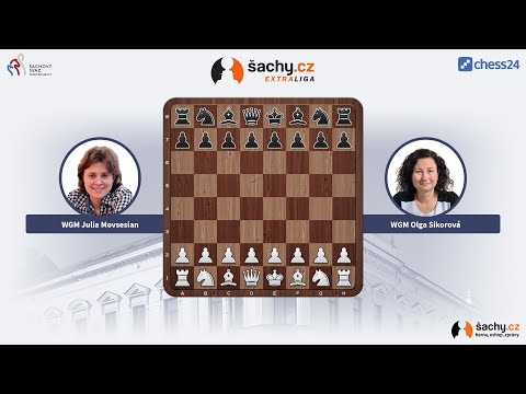 15. kolo šachy.cz Extraligy komentují WGM Julia Movsesian a WGM Olga Sikorová