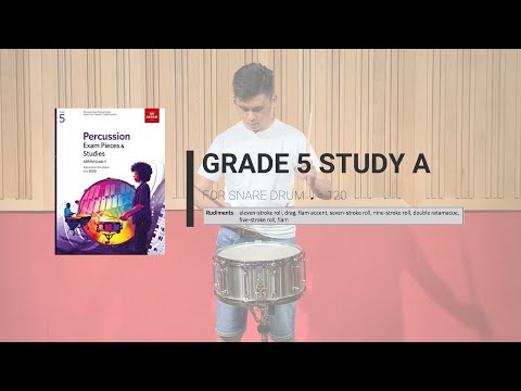 ABRSM Percussion 2020 - G5 Snare Drum Study A