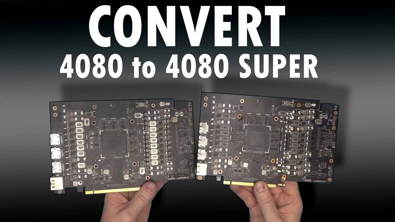 Converting 4080 into 4080 SUPER - YouTube