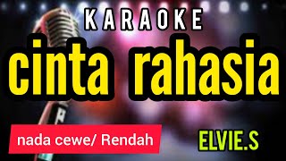 Download lagu CINTA RAHASIA KARAOKE FULL LIRIK JALAN NADA CEWE mp3