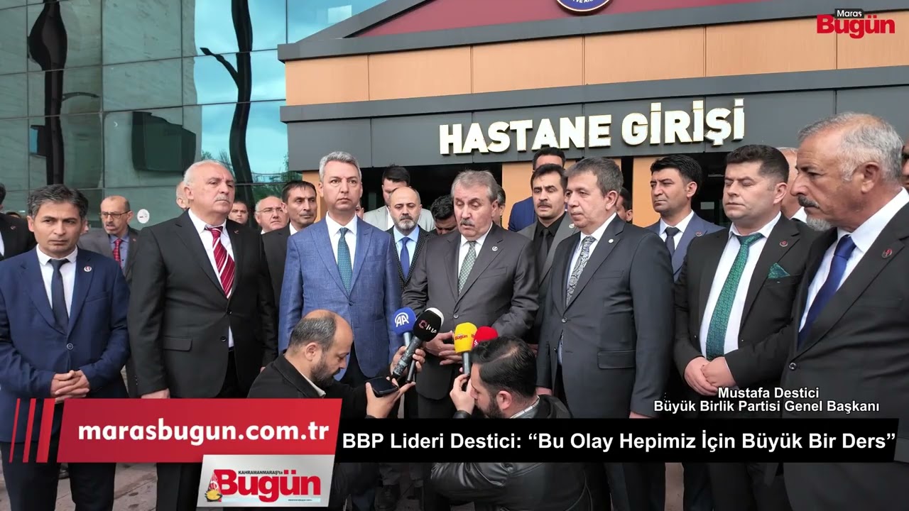 Mustafa Destici Yaralı Öğrencileri Hastanede Ziyaret Etti