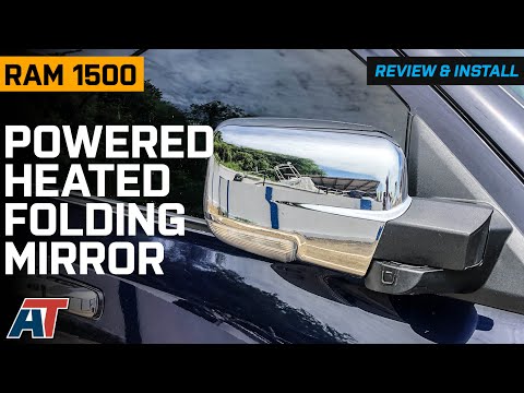2013-2018 RAM 1500 Powered Heated Automatic Folding Mirror Review & Install