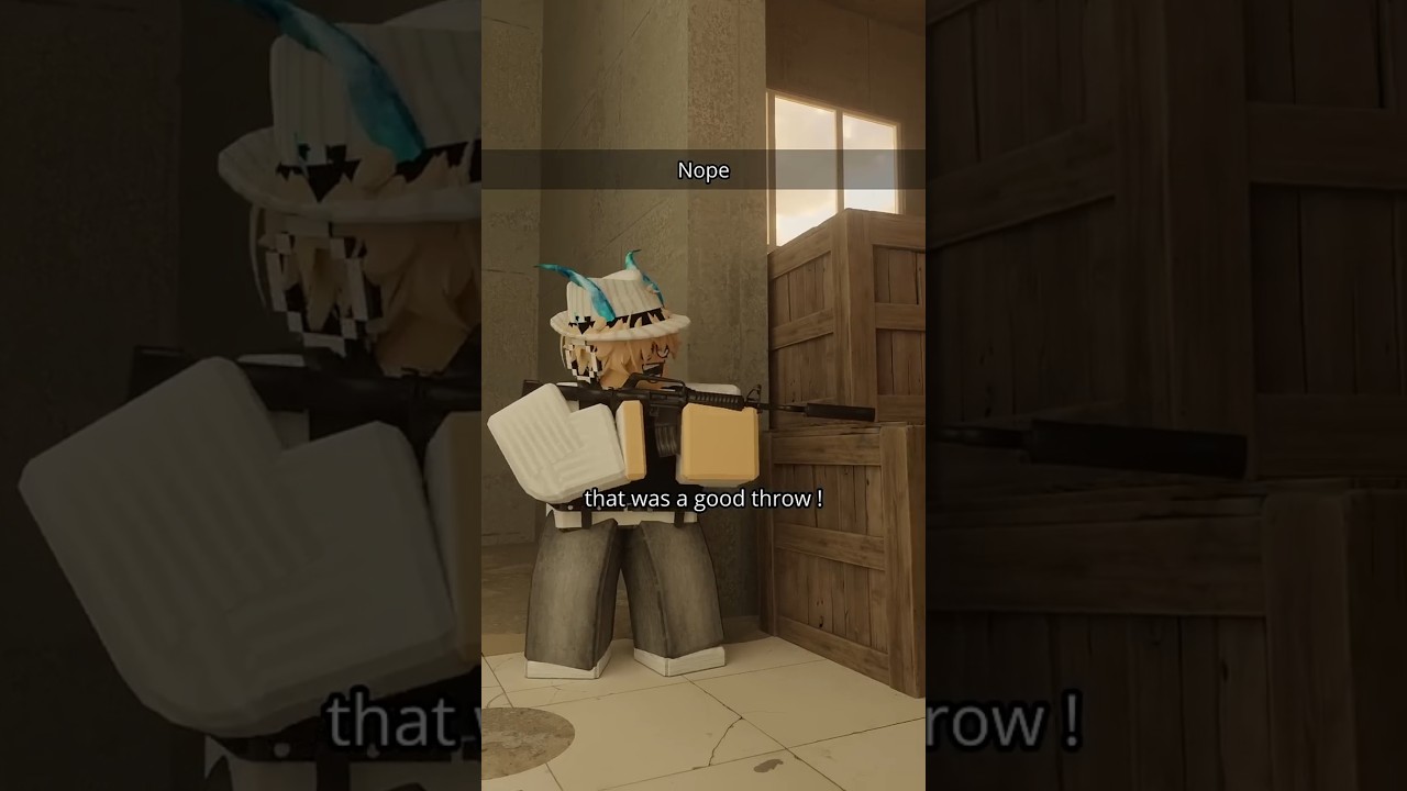 He didn't see it coming 💀 #roblox #memes #funny